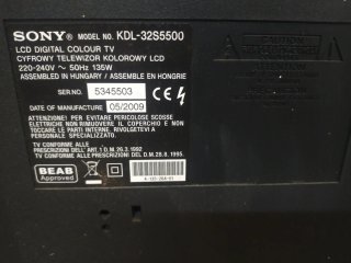 Televisor Sony Bravia Negro