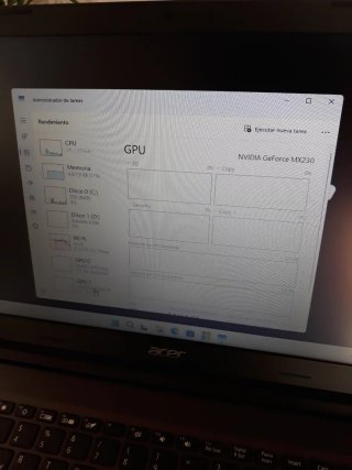 Ordenador portátil acer I7 512GB