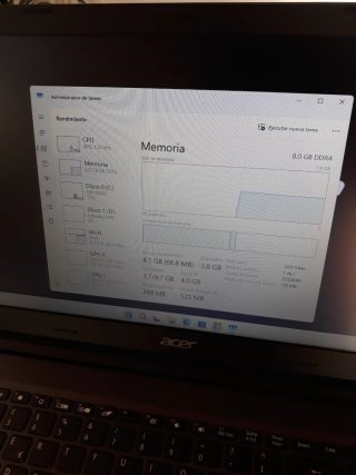 Ordenador portátil acer I7 512GB