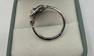 Anillo Oro 18kt Diamante Flor