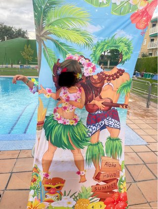 Decoración temática Hawaiana