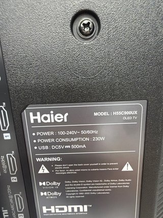 TV OLED Hisense 55 H55C900UX Nueva