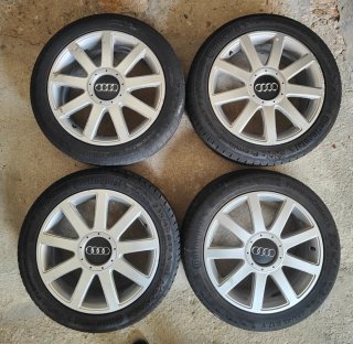 Llantas Originales Audi A4 SLine+Cubiertas+Tapas