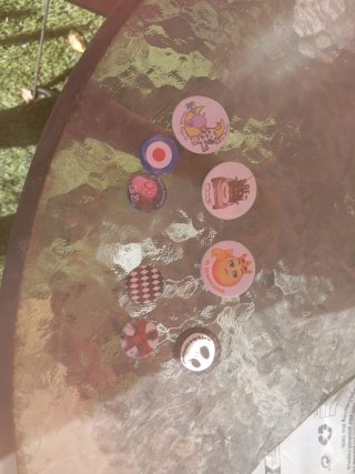 Chapas para chaqueta, lote variado