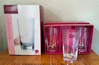 48 copas Cristal d Arques Arabesque Francia