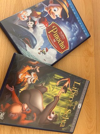 DVD Disney Pinocho y El Libro de la Selva