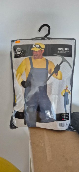 Disfraz Minion Miniero Talla XL