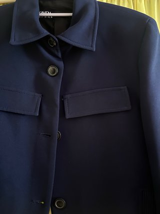 Chaqueta bomber Zara azul Talla M