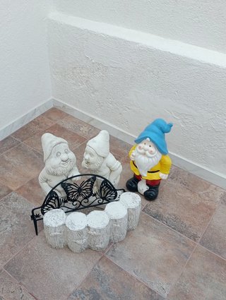 Conjunto Enanos jardín