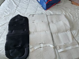 Lote fundas universales protectoras carrito bebe.