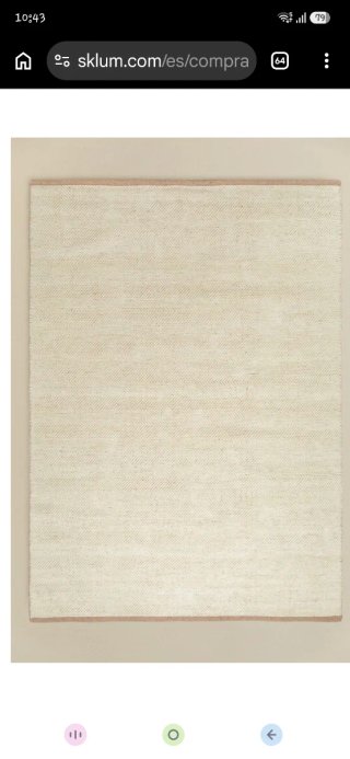Alfombra Sklum Kalina 160x230 cm Beige