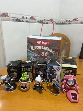 Pop Mart Kimetsu Labubu Monster Hunter Overwatc