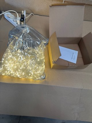 Cortina de luces LED para Navidad 10 metros
