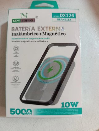 Batería Externa Inalámbrica 5000mAh