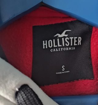 Sudadera Hollister chico roja y blanca