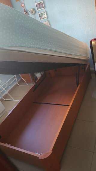 Canapé 90cm madera con ruedas