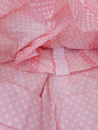 Traje de flamenca niña rosa lunares, Oferta! Nuevo