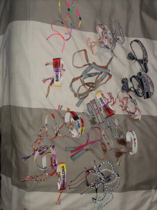 Pulseras de tela de Barcelona