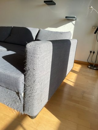 Sofá Cama Chaise Longue Gris Ikea FRIHETEN