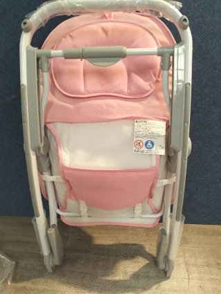 Mecedora plegable 2 en 1 para bebé COSTWAY