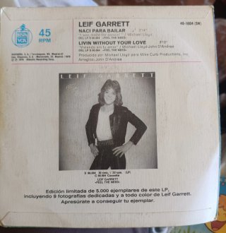 Lote 4 Vinilos 45rpm Leif Garrett
