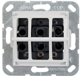 IB Gira Interruptor/Conmutador 3 Elementos Blanco