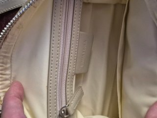 Bolso Bimba y Lola Nylon-Piel Beige