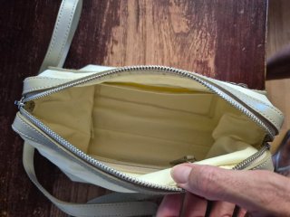Bolso Bimba y Lola Nylon-Piel Beige