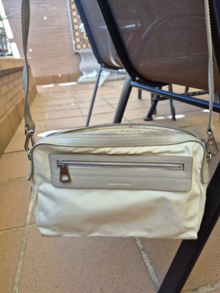 Bolso Bimba y Lola Nylon-Piel Beige