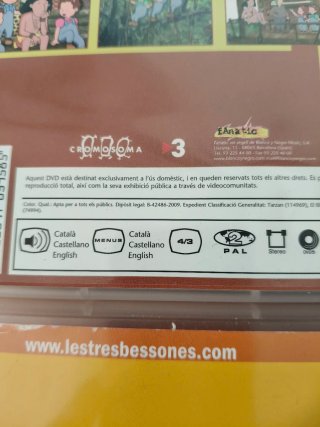 Lote 4 DVDs Les Tres Bessones - Contes Clàssics