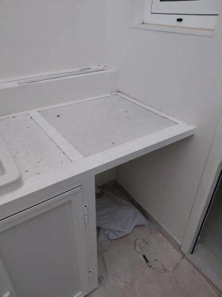 Armario de aluminio para solana o jardín, con pila