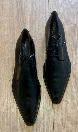 Zapatos Vestir Piel Negra Dolce & Gabbana