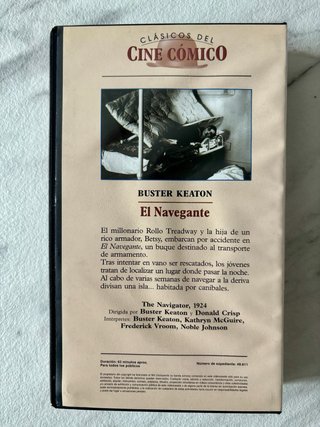 Lote 2 Películas Buster Keaton VHS