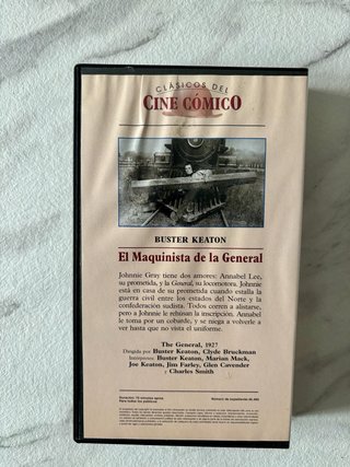 Lote 2 Películas Buster Keaton VHS