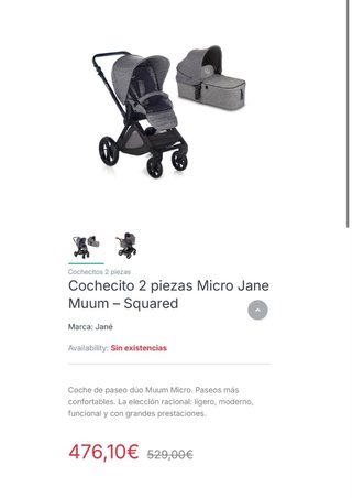Carrito Jané Moom-squared 2 piezas