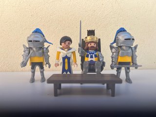 Playmobil Rey Reina Trono Caballeros Medievales