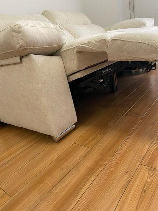 Sofá eléctrico 3 plazas beige