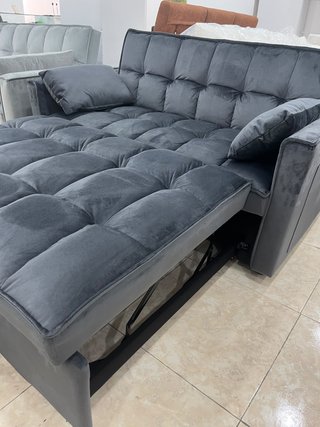 Sofá Cama Doble terciopelo