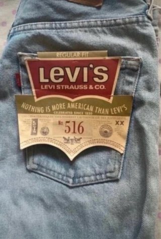 Pantalones Levi's 516 Azules