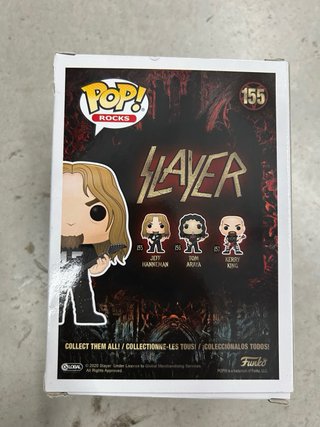Funko PopJeff Hanneman guitarrista Slayer