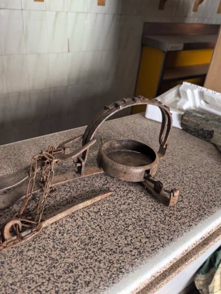 Hierro  forja oxidado decoración rural