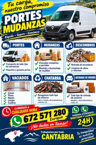 Servicios de Portes y Mudanzas Rápidas