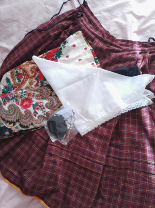 Traje de Jotera Niña Talla 10-11 Años