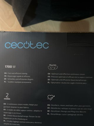 Plancha Vertical Vapor Cecotec