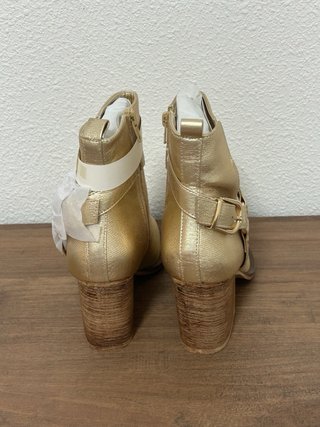 Botines Dorados Buonarotti Talla 37