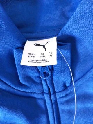 Chándal Puma Azul y Negro. Talla 16