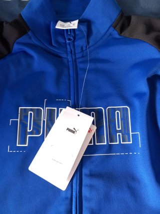 Chándal Puma Azul y Negro. Talla 16