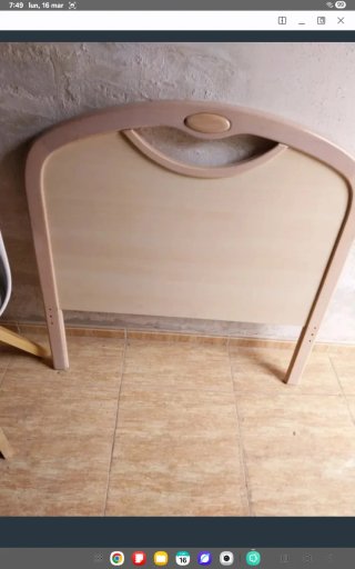 Cabecero infantil madera 95cm