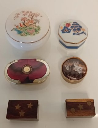 CAJITAS PASTILLEROS VINTAGE DE COLECCION