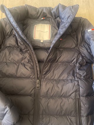 Abrigo Tommy Hilfiger niño azul talla 128